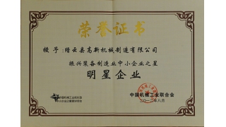 喜獲“明星企業(yè)”、“明星企業(yè)家”稱號