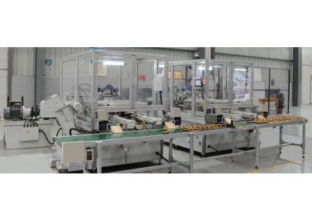 空調(diào)四通閥擠光拉削自動(dòng)線